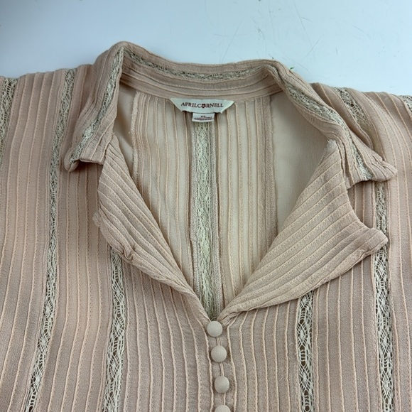 April Cornell Vintage Apricot Long Sleeve Dress - Picture 8 of 13